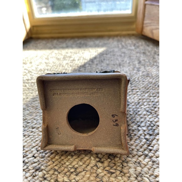 Windy Meadows Pottery Estate Sales Candle House Unsigned 639/674 Jan Richardson - Picture 6 of 7